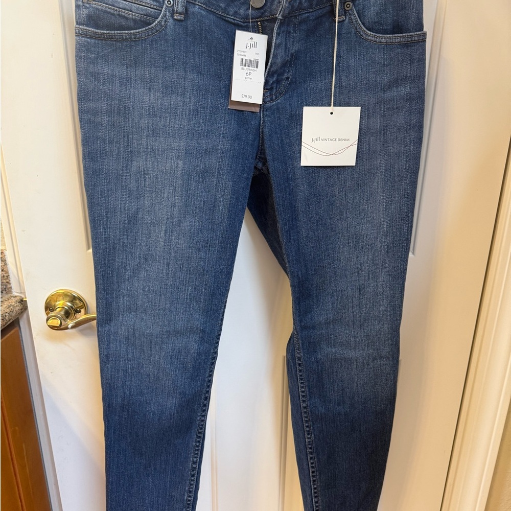 J. Jill Blue Skinny Jeans Classic Style